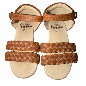 Monkey Feet Toddler Little Kids Brown Sandals Size 2-3 Years